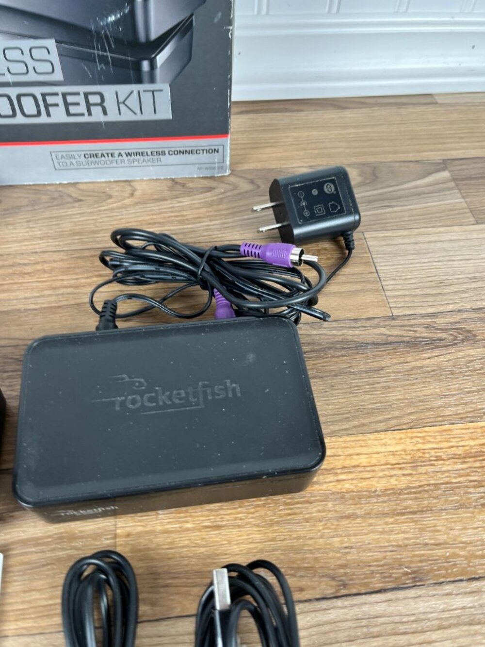 Rocketfish Wireless Subwoofer Sender/Receiver Kit Complete RF-WSW312 W/ Box - Picture 10 of 16